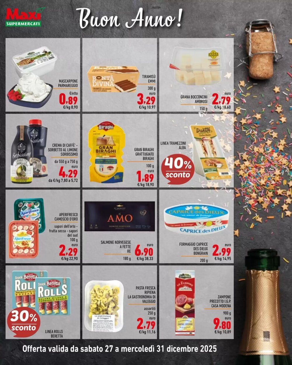 Volantino promozionale Maxi Supermercati  valide dal 27/12/2025 - Pagina 2.