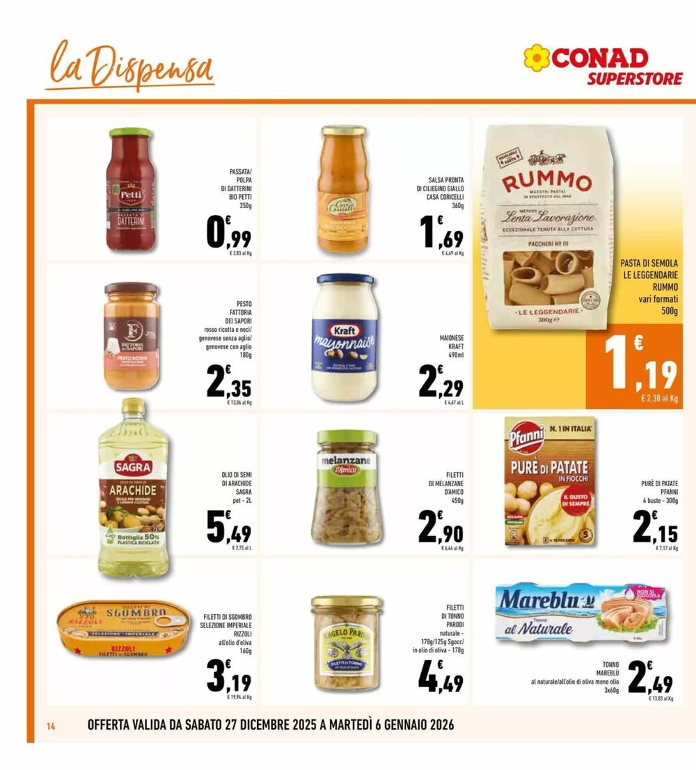 Volantino promozionale Conad Superstore  valide dal 27/12/2025 - Pagina 14.
