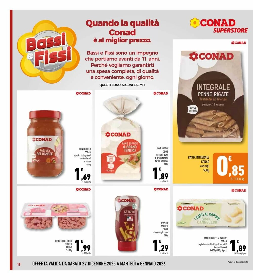 Volantino promozionale Conad Superstore  valide dal 27/12/2025 - Pagina 18.