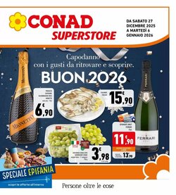 Volantino promozionale Conad Superstore  valide dal 27/12/2025