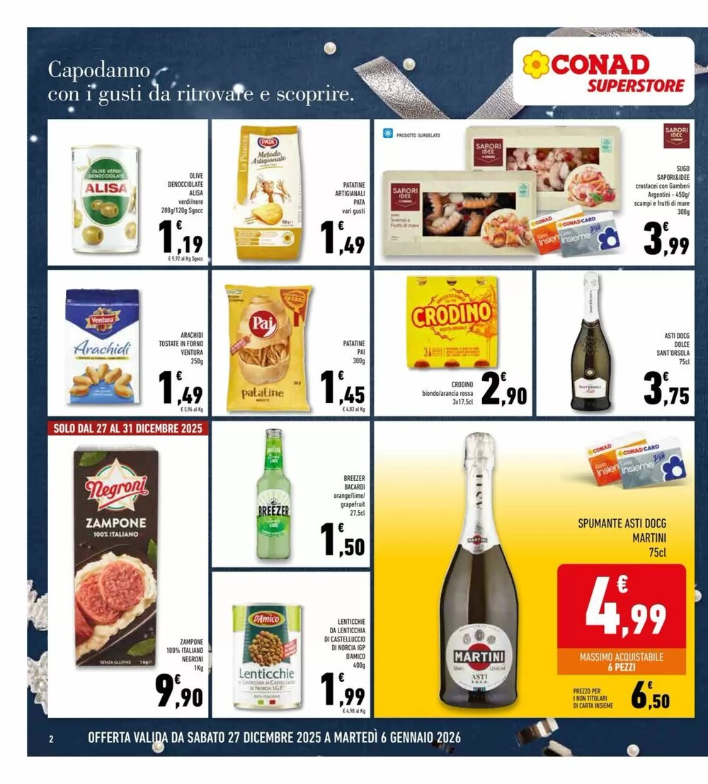Volantino promozionale Conad Superstore  valide dal 27/12/2025 - Pagina 2.