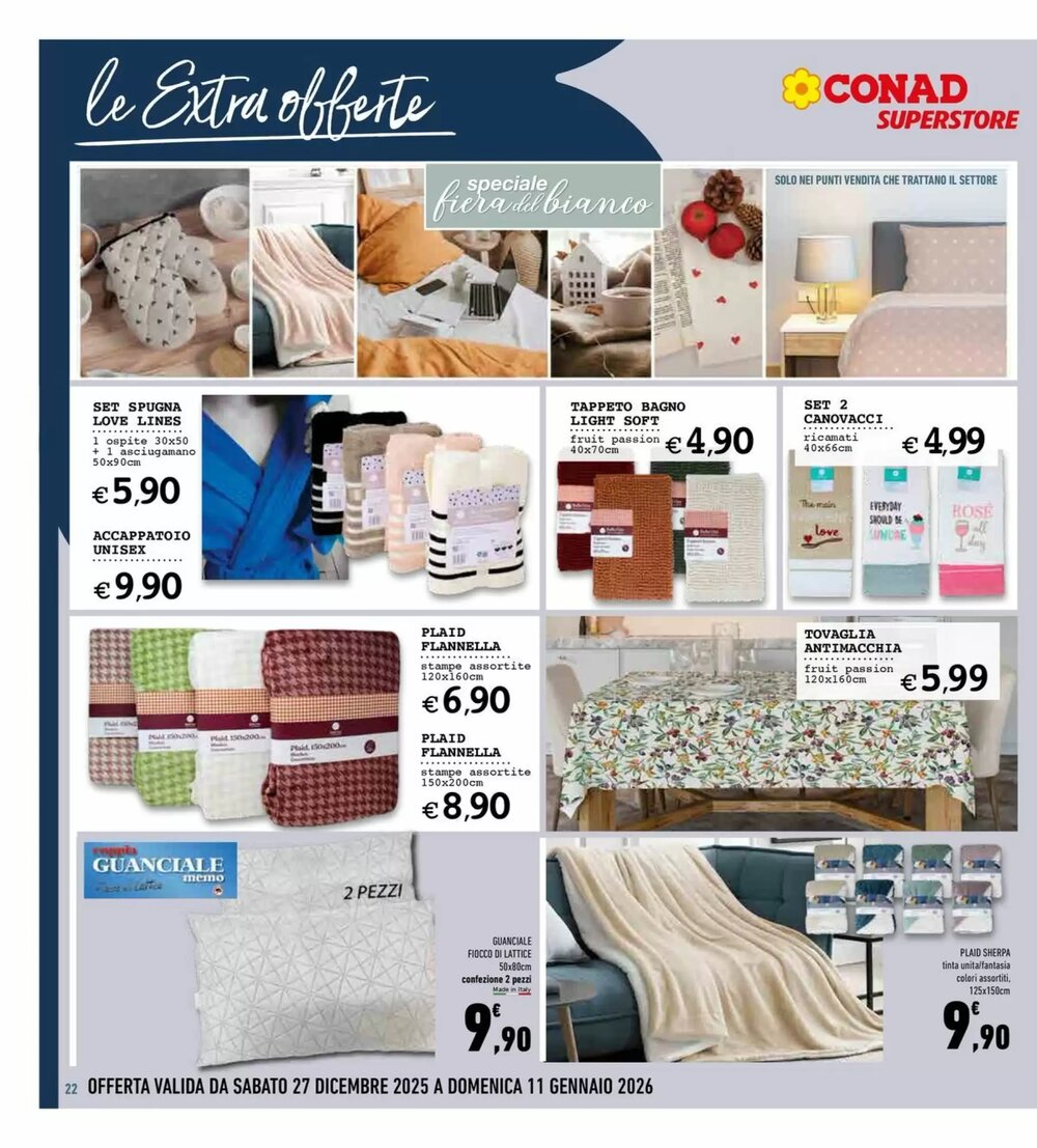 Volantino promozionale Conad Superstore  valide dal 27/12/2025 - Pagina 22.