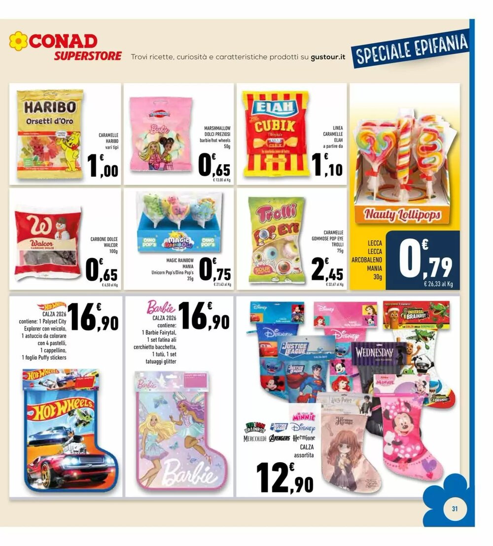 Volantino promozionale Conad Superstore  valide dal 27/12/2025 - Pagina 31.