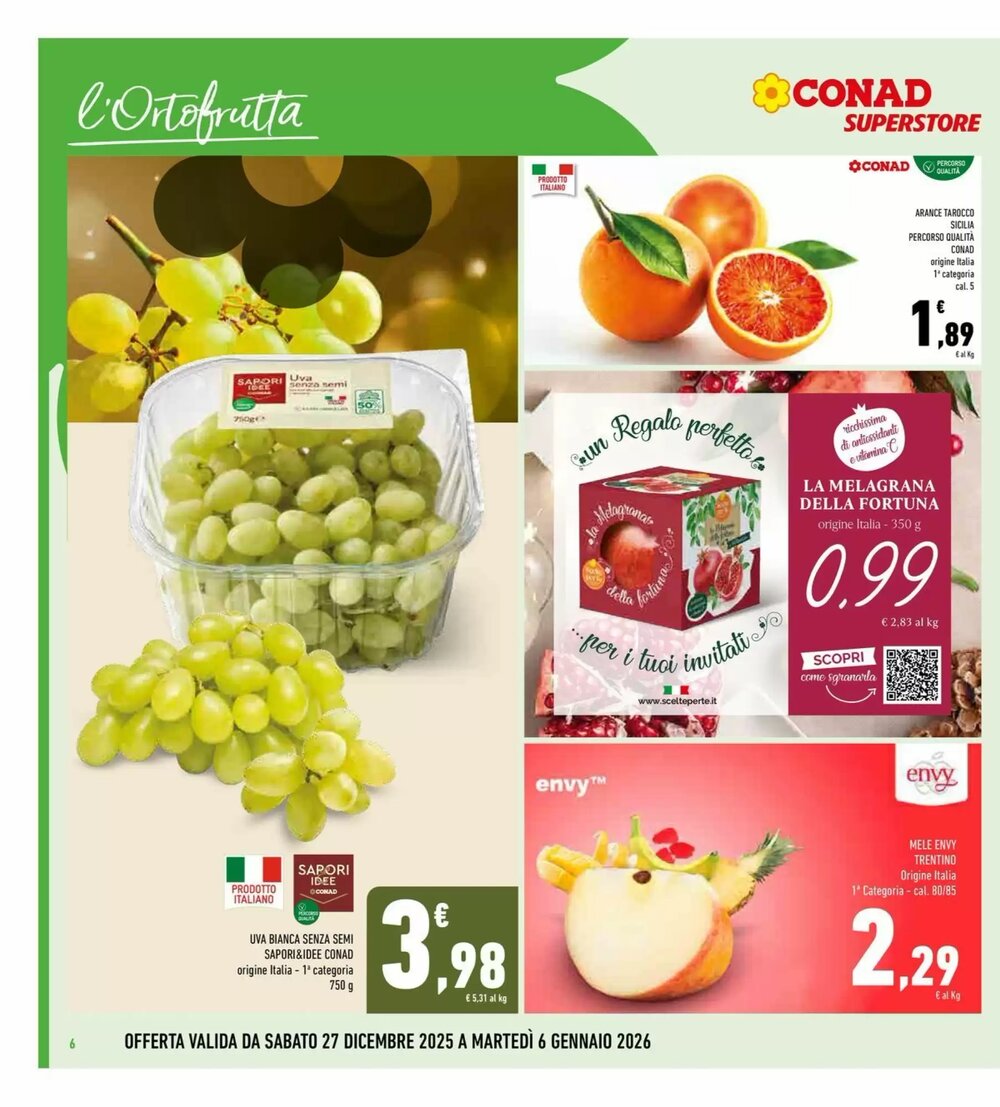 Volantino promozionale Conad Superstore  valide dal 27/12/2025 - Pagina 6.