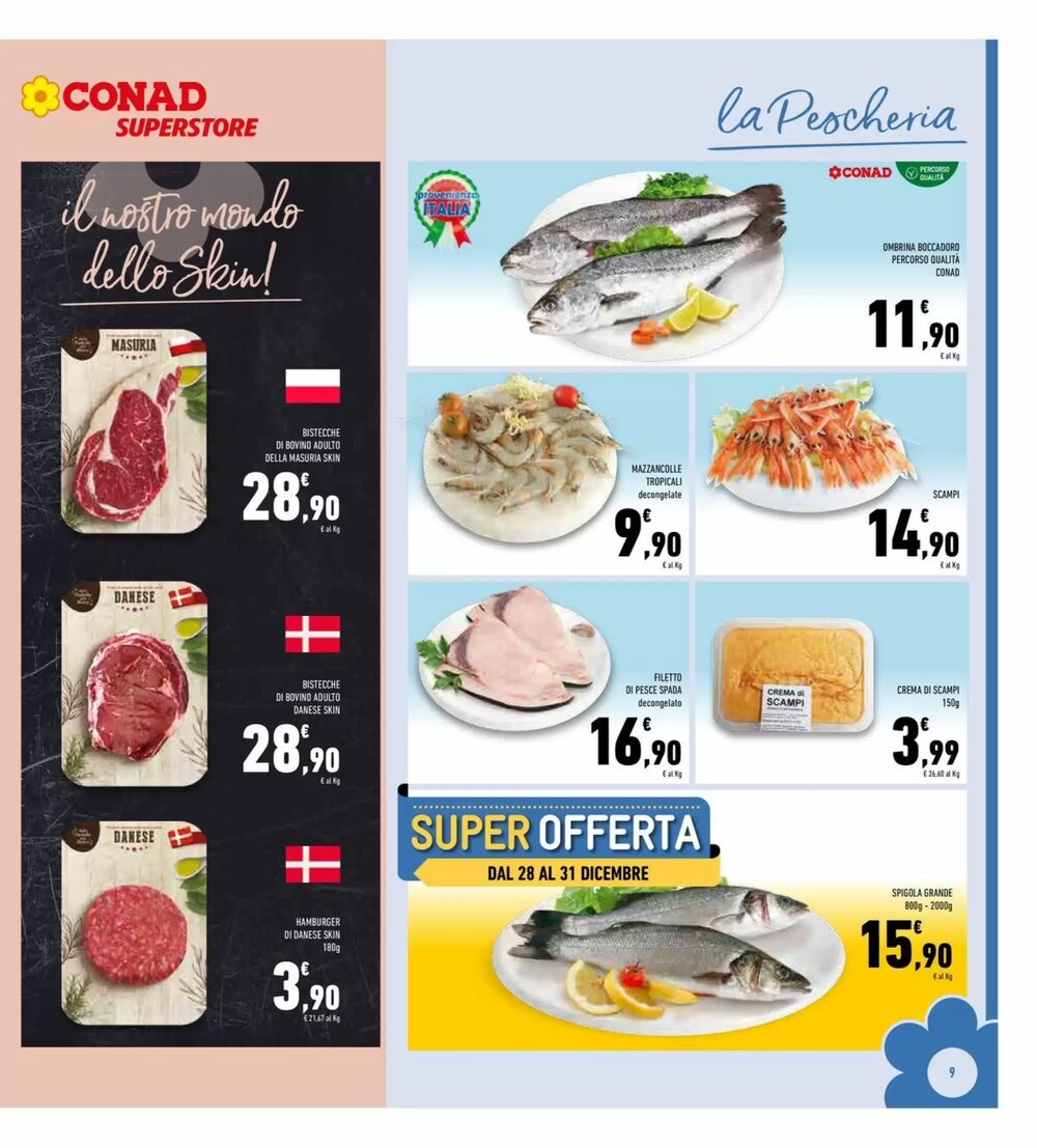 Volantino promozionale Conad Superstore  valide dal 27/12/2025 - Pagina 9.
