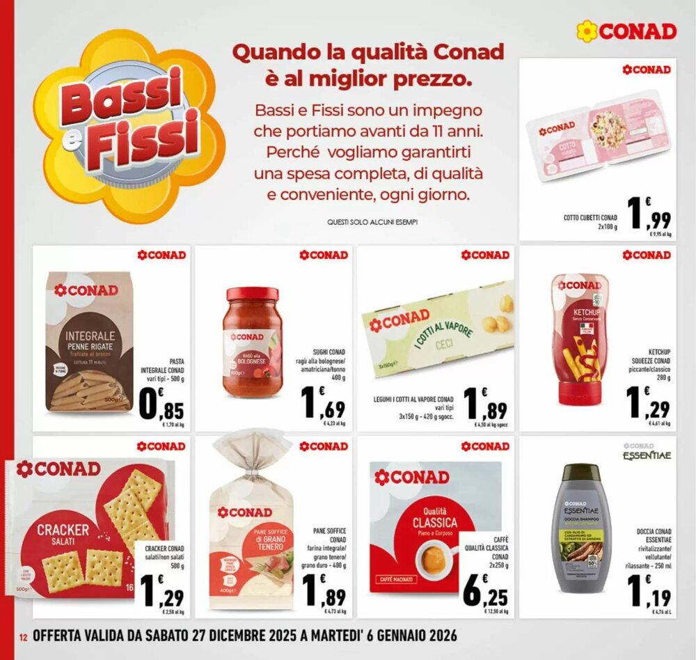 Volantino promozionale Conad  valide dal 27/12/2025 - Pagina 12.