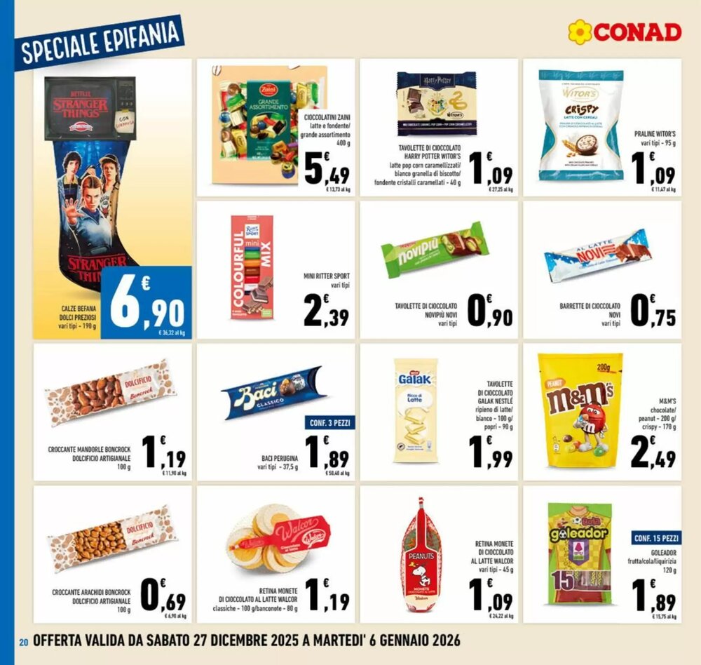Volantino promozionale Conad  valide dal 27/12/2025 - Pagina 20.