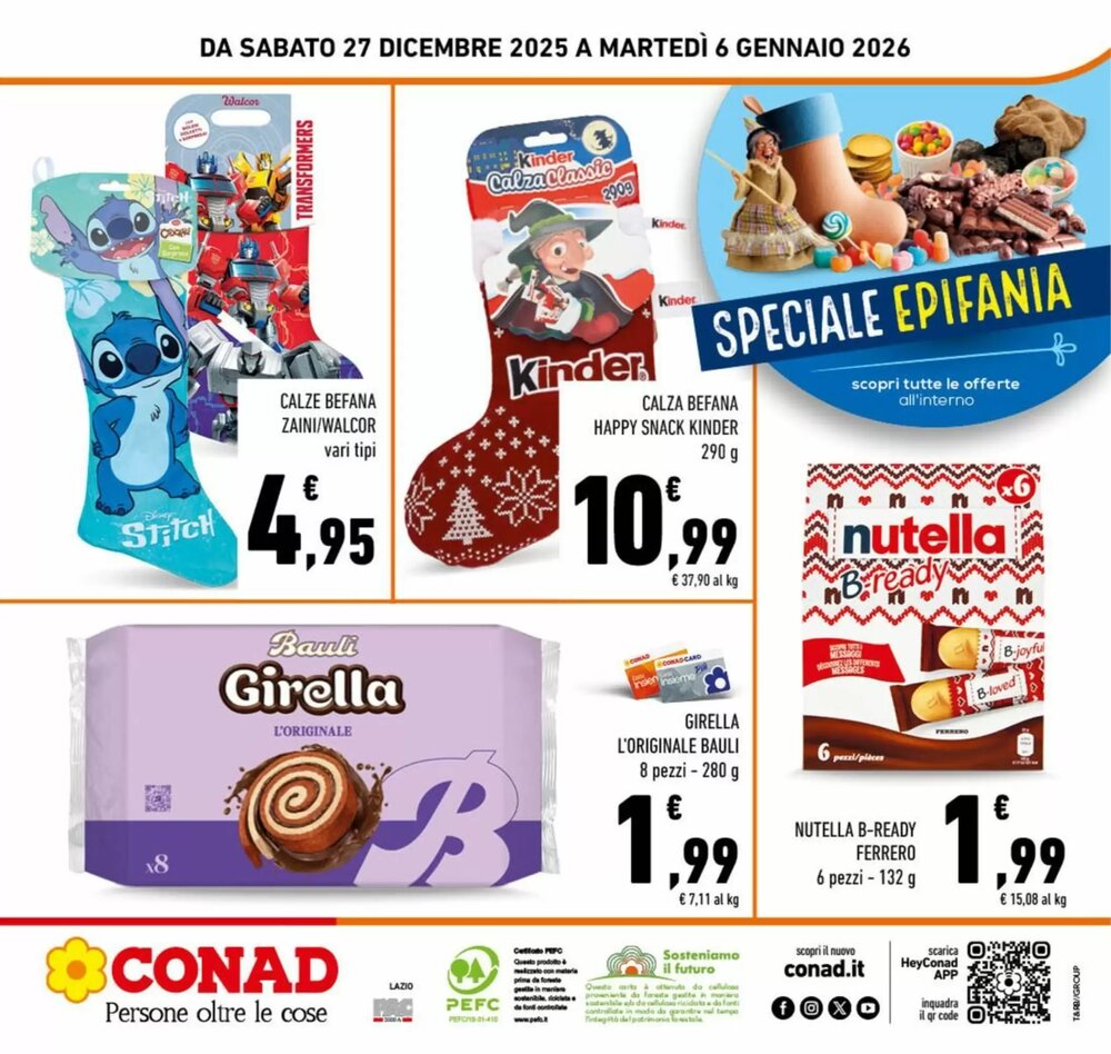 Volantino promozionale Conad  valide dal 27/12/2025 - Pagina 24.