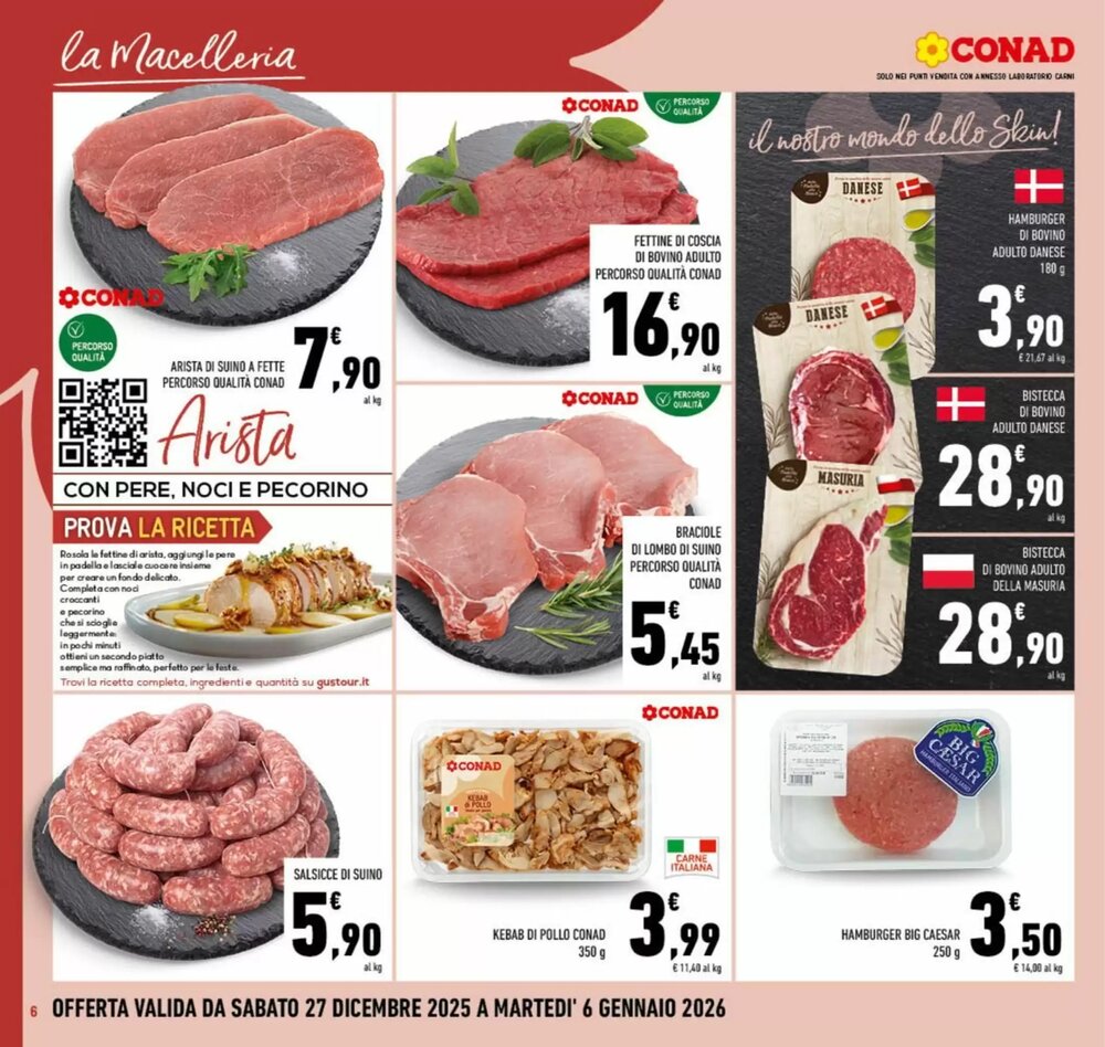 Volantino promozionale Conad  valide dal 27/12/2025 - Pagina 6.