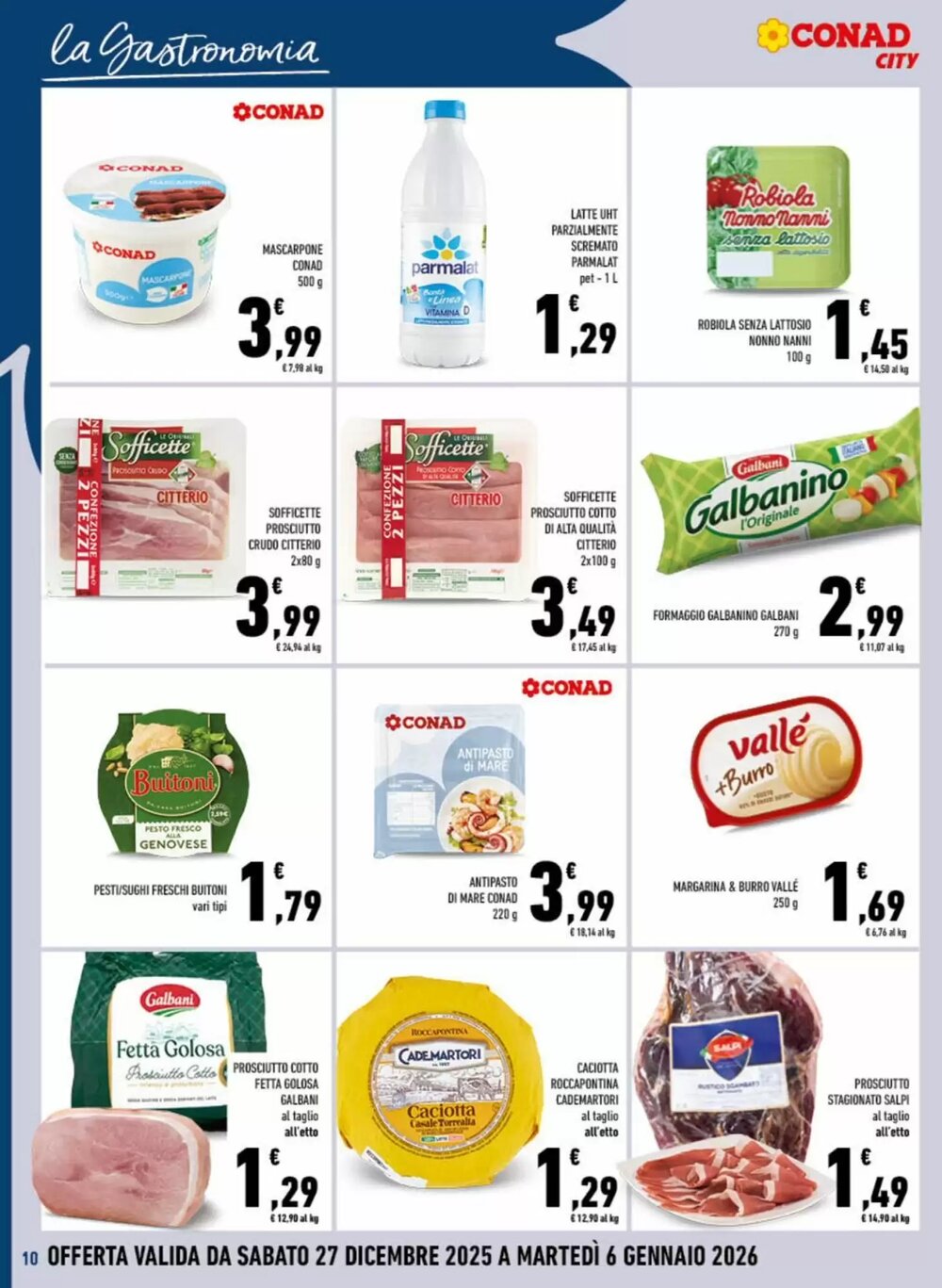 Volantino promozionale Conad City  valide dal 27/12/2025 - Pagina 10.