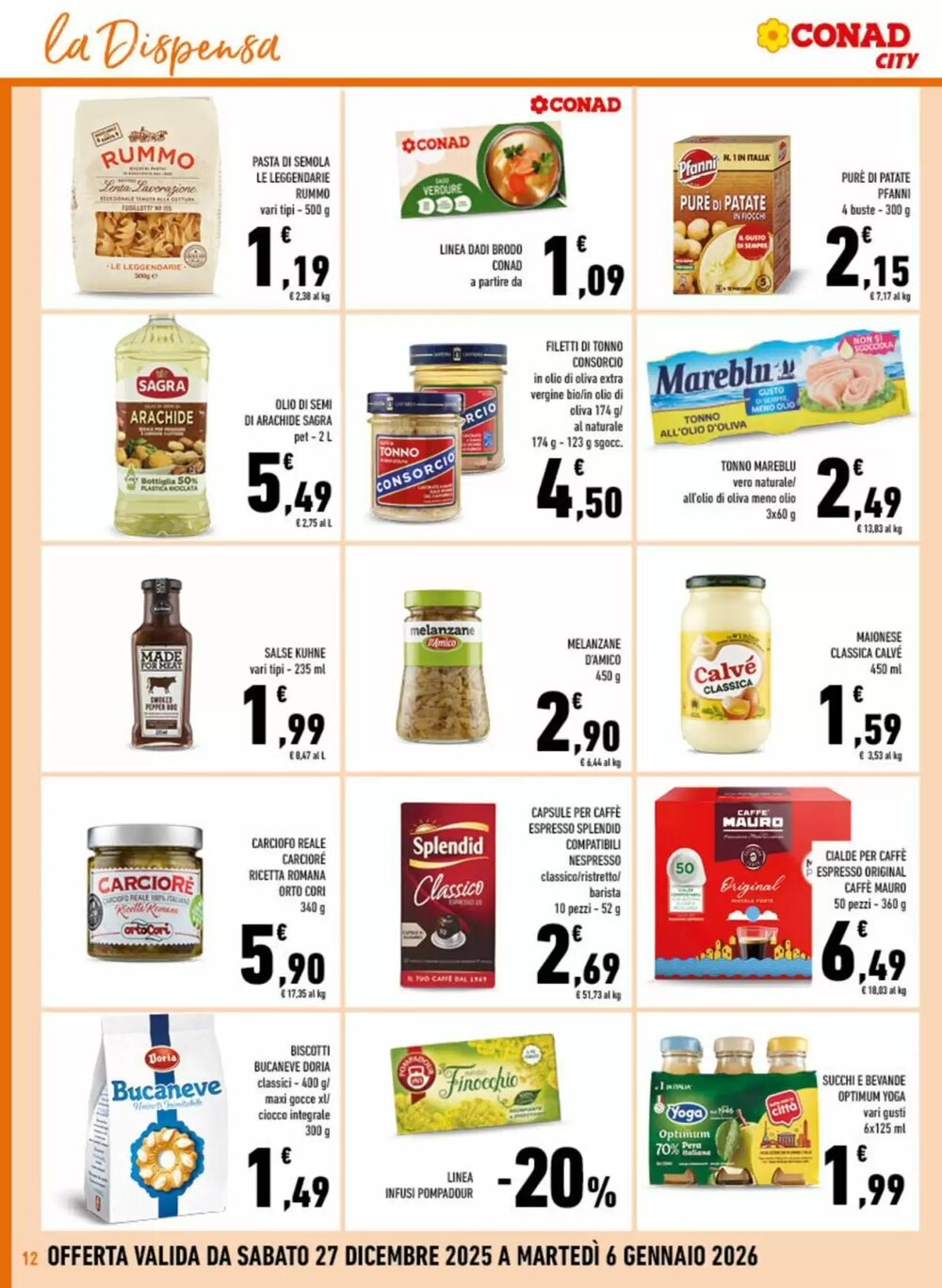 Volantino promozionale Conad City  valide dal 27/12/2025 - Pagina 12.
