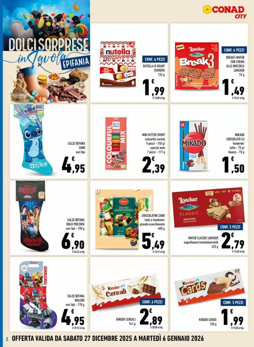 Volantino promozionale Conad City  valide dal 27/12/2025 - Pagina 2.