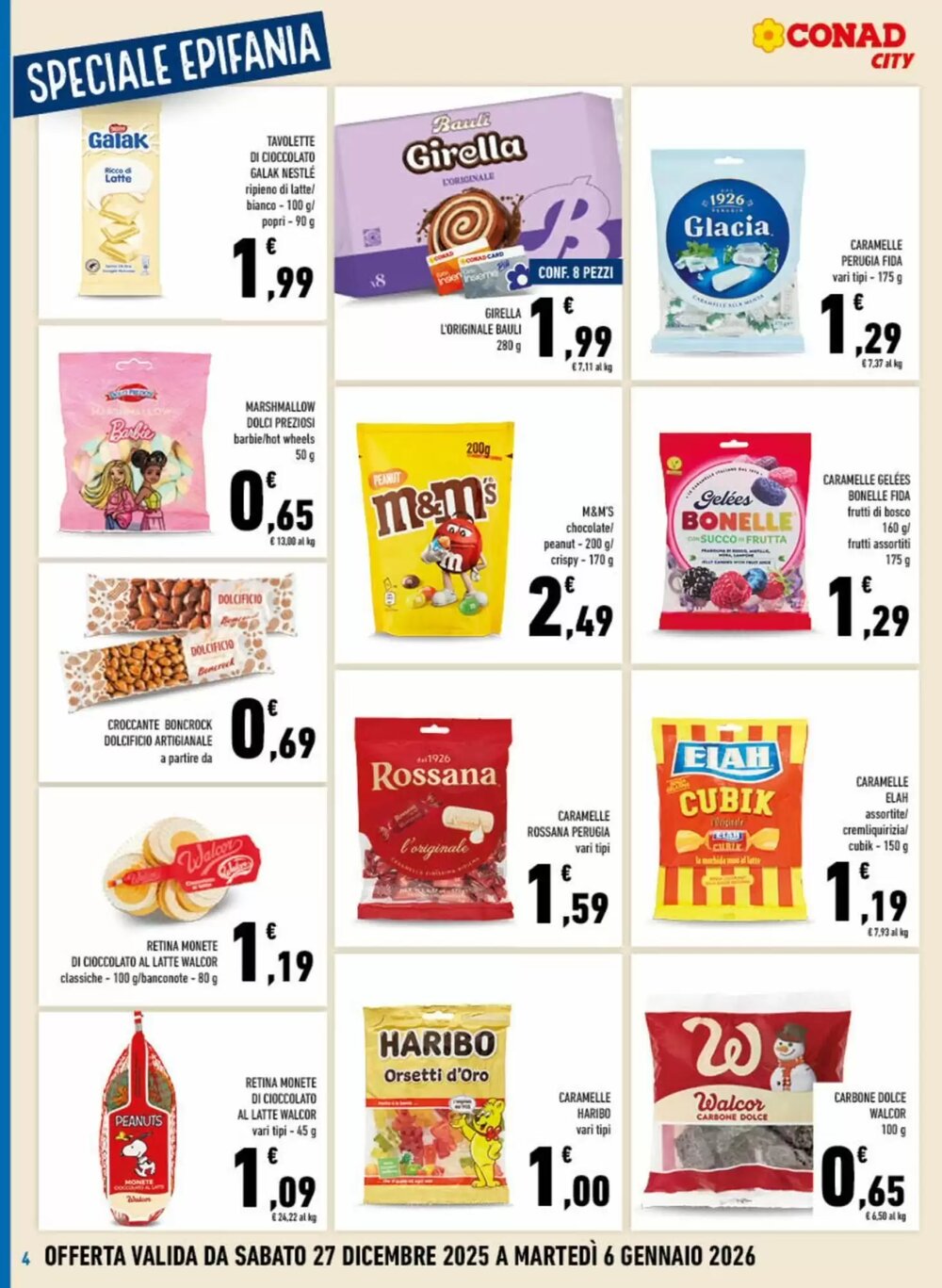 Volantino promozionale Conad City  valide dal 27/12/2025 - Pagina 4.