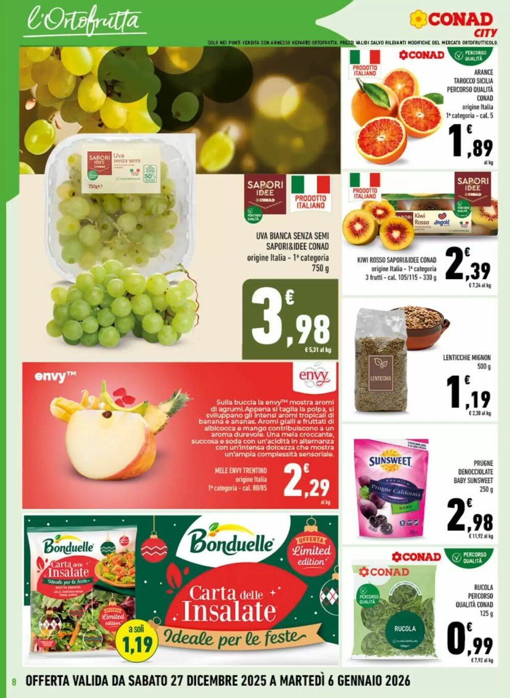 Volantino promozionale Conad City  valide dal 27/12/2025 - Pagina 8.