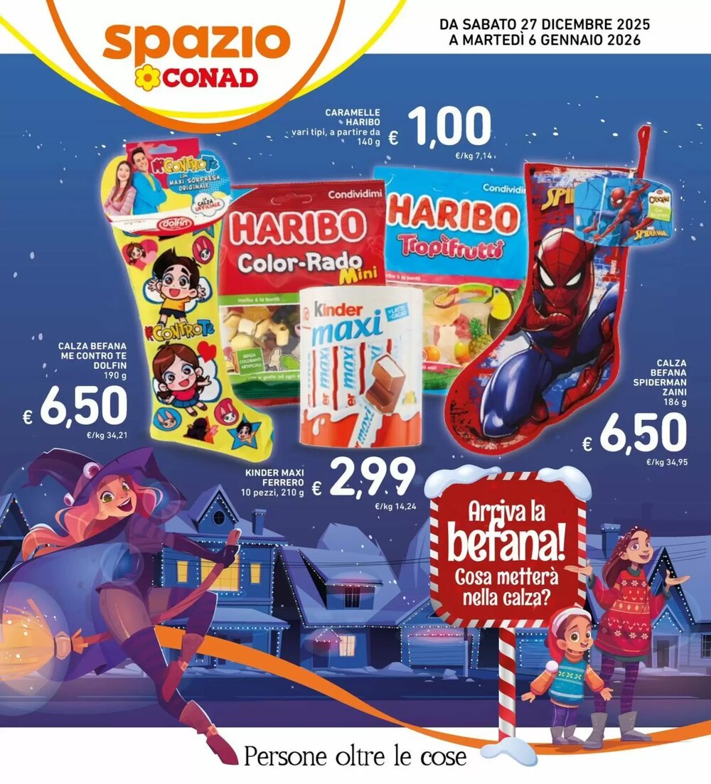 Volantino promozionale Spazio Conad  valide dal 27/12/2025 - Pagina 1.