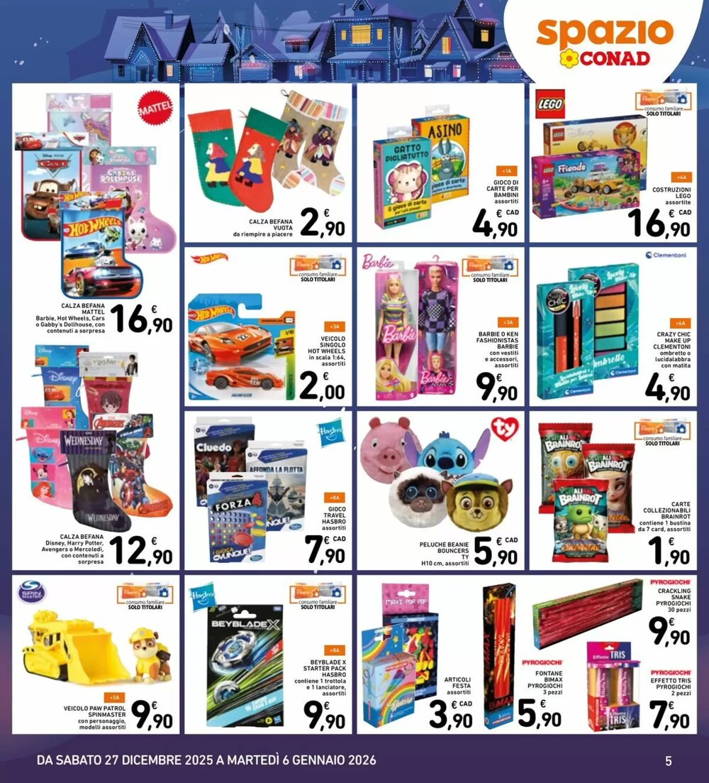 Volantino promozionale Spazio Conad  valide dal 27/12/2025 - Pagina 5.