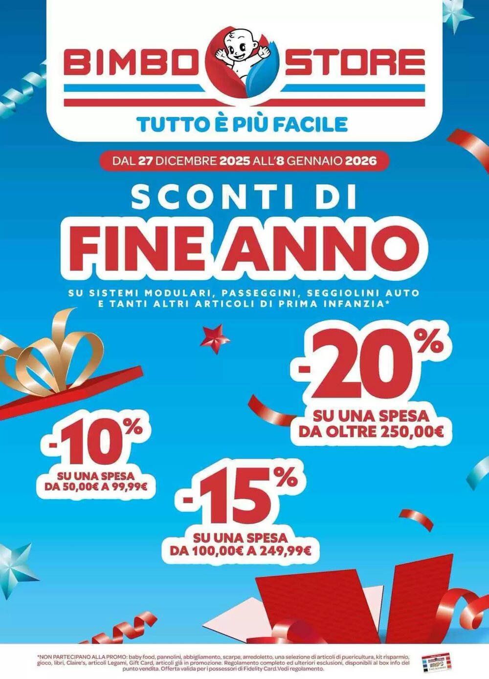 Volantino promozionale Bimbo Store  valide dal 27/12/2025 - Pagina 1.