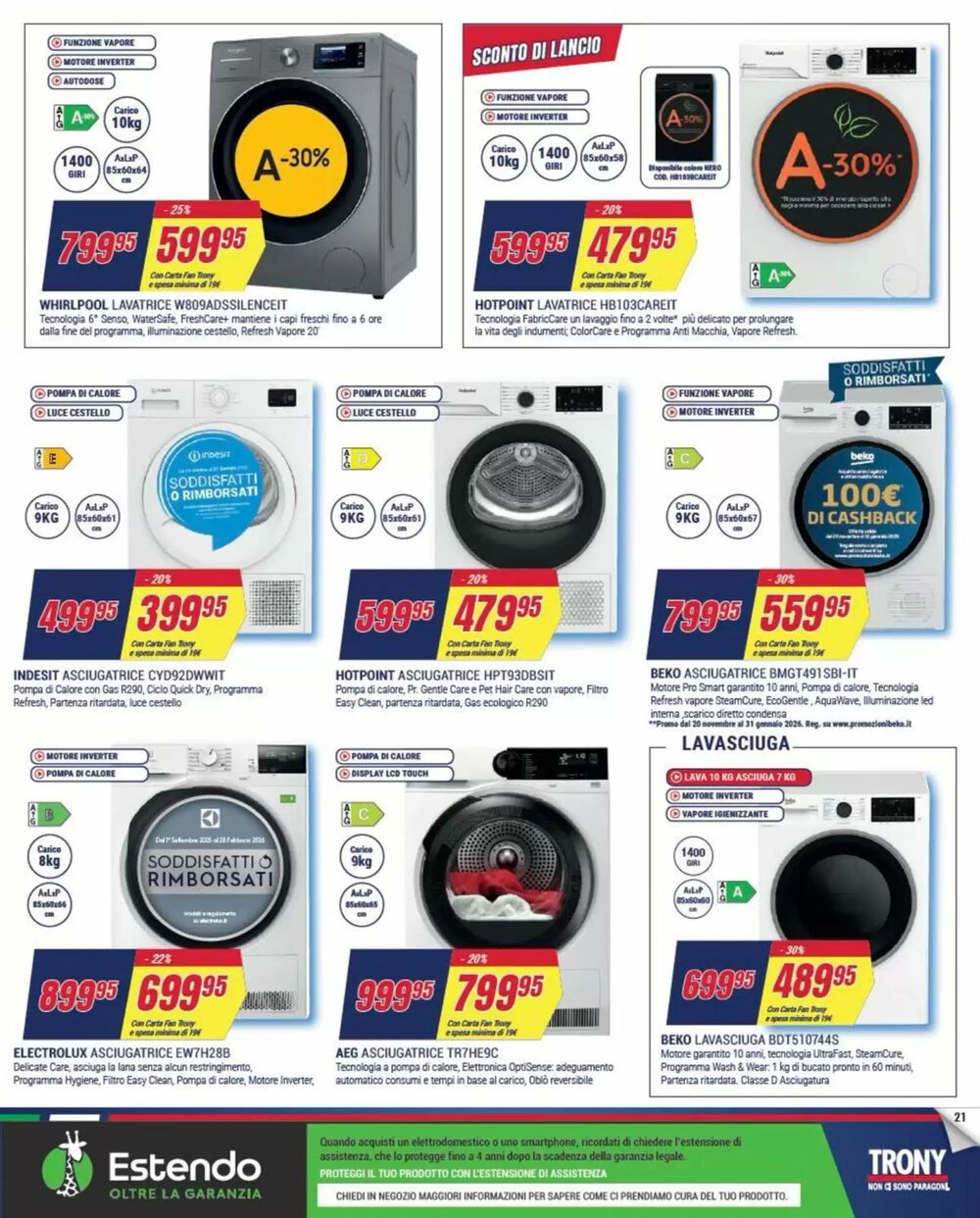 Volantino promozionale Trony  valide dal 27/12/2025 - Pagina 21.