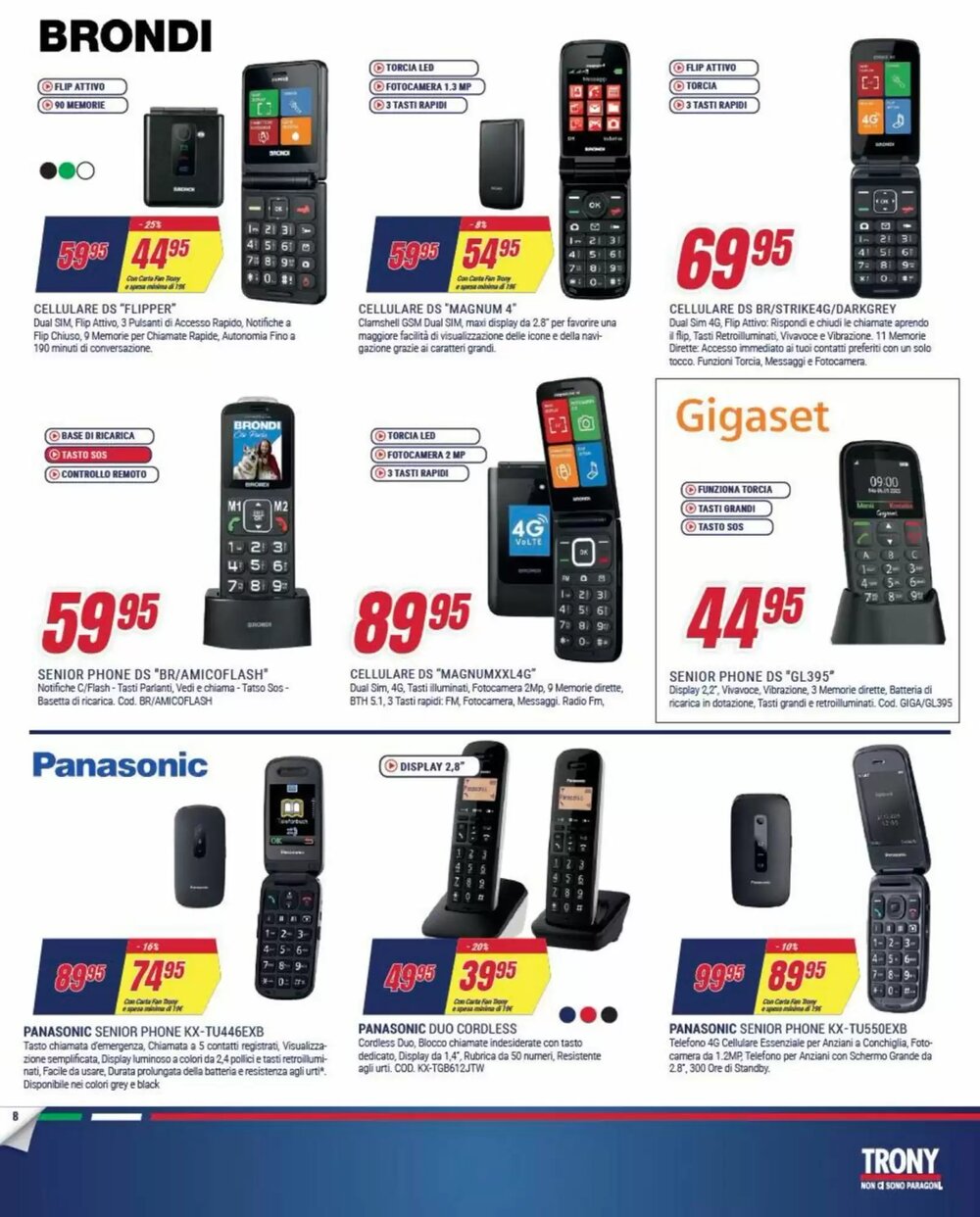 Volantino promozionale Trony  valide dal 27/12/2025 - Pagina 8.
