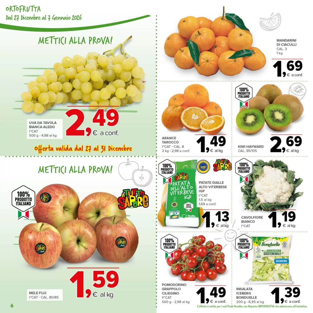 Volantino promozionale Todis  valide dal 27/12/2025 - Pagina 6.