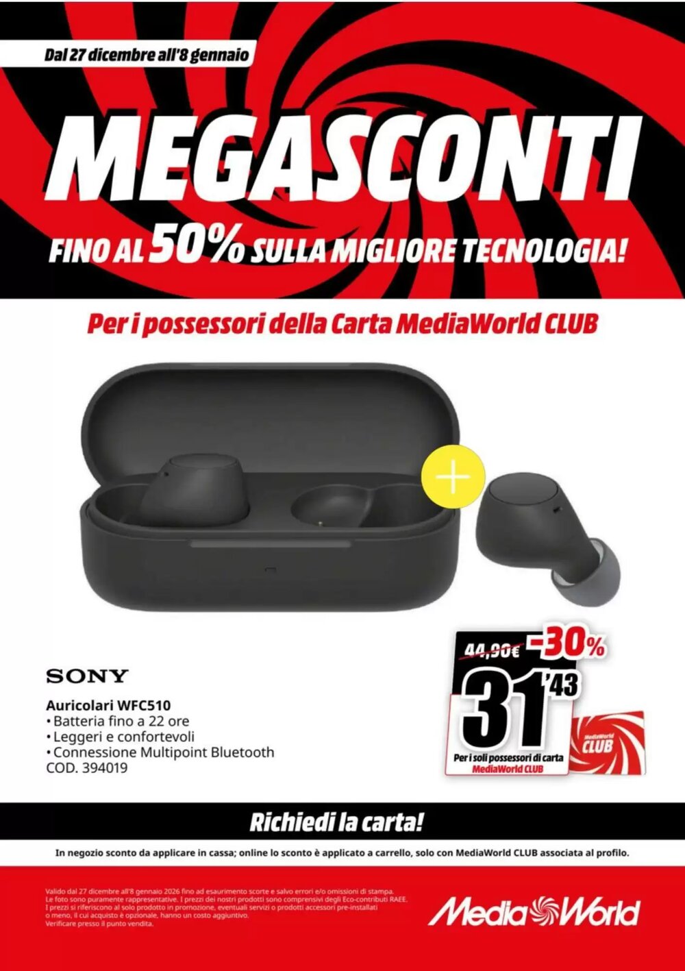 Volantino promozionale MediaWorld  valide dal 27/12/2025 - Pagina 10.