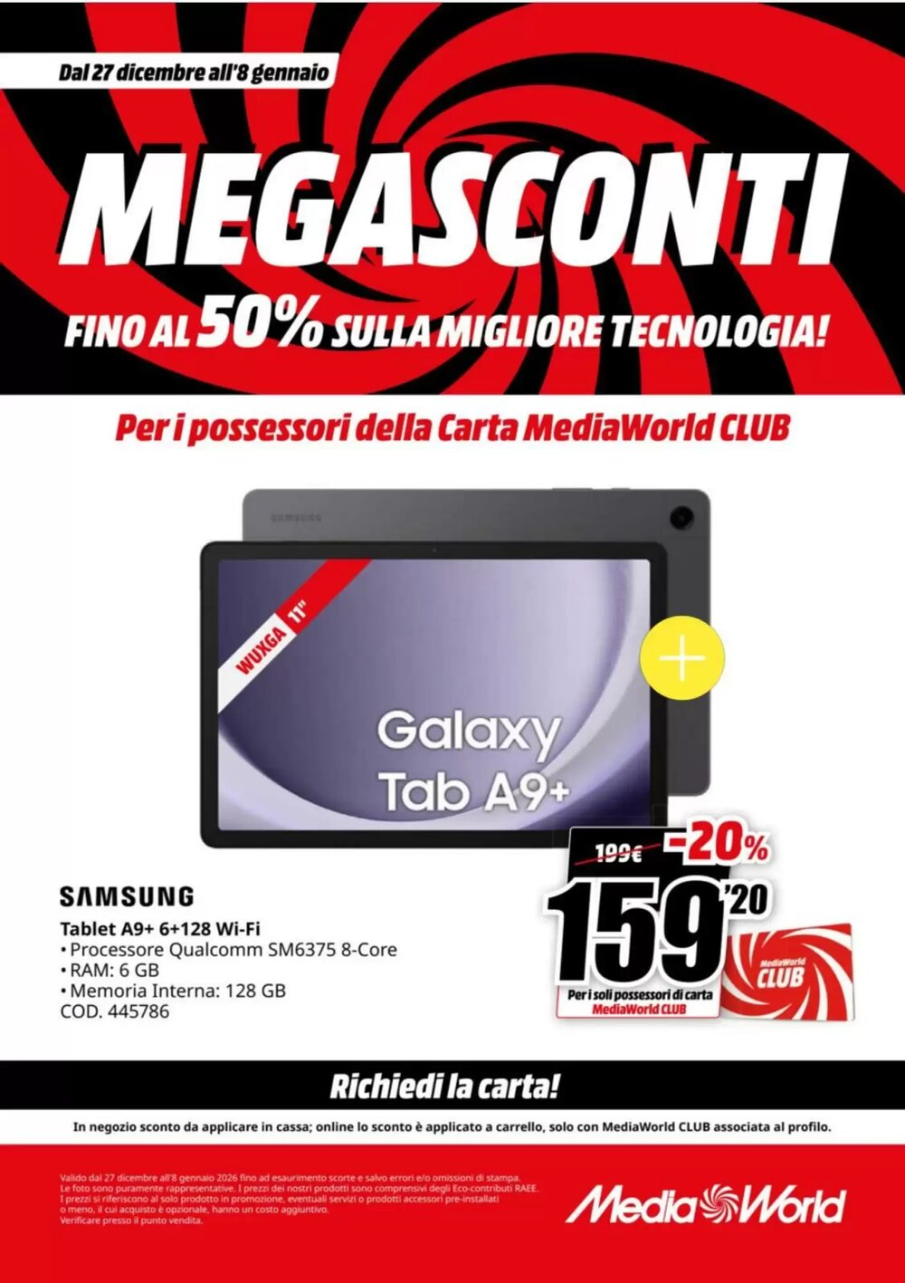 Volantino promozionale MediaWorld  valide dal 27/12/2025 - Pagina 14.
