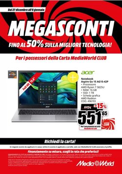 Volantino promozionale MediaWorld  valide dal 27/12/2025 - Pagina 18.