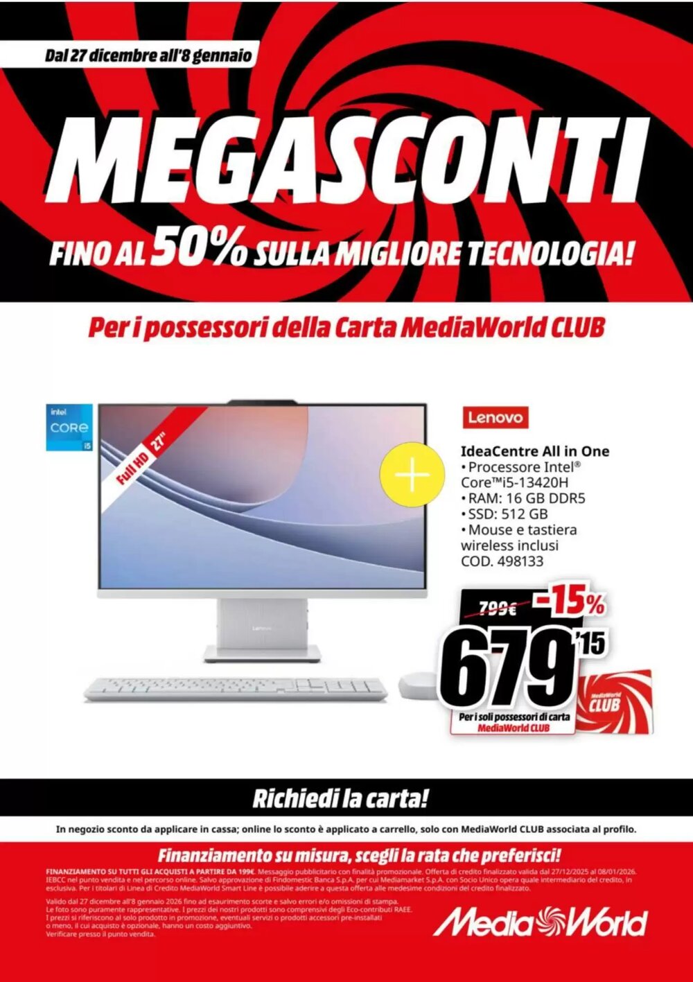 Volantino promozionale MediaWorld  valide dal 27/12/2025 - Pagina 20.