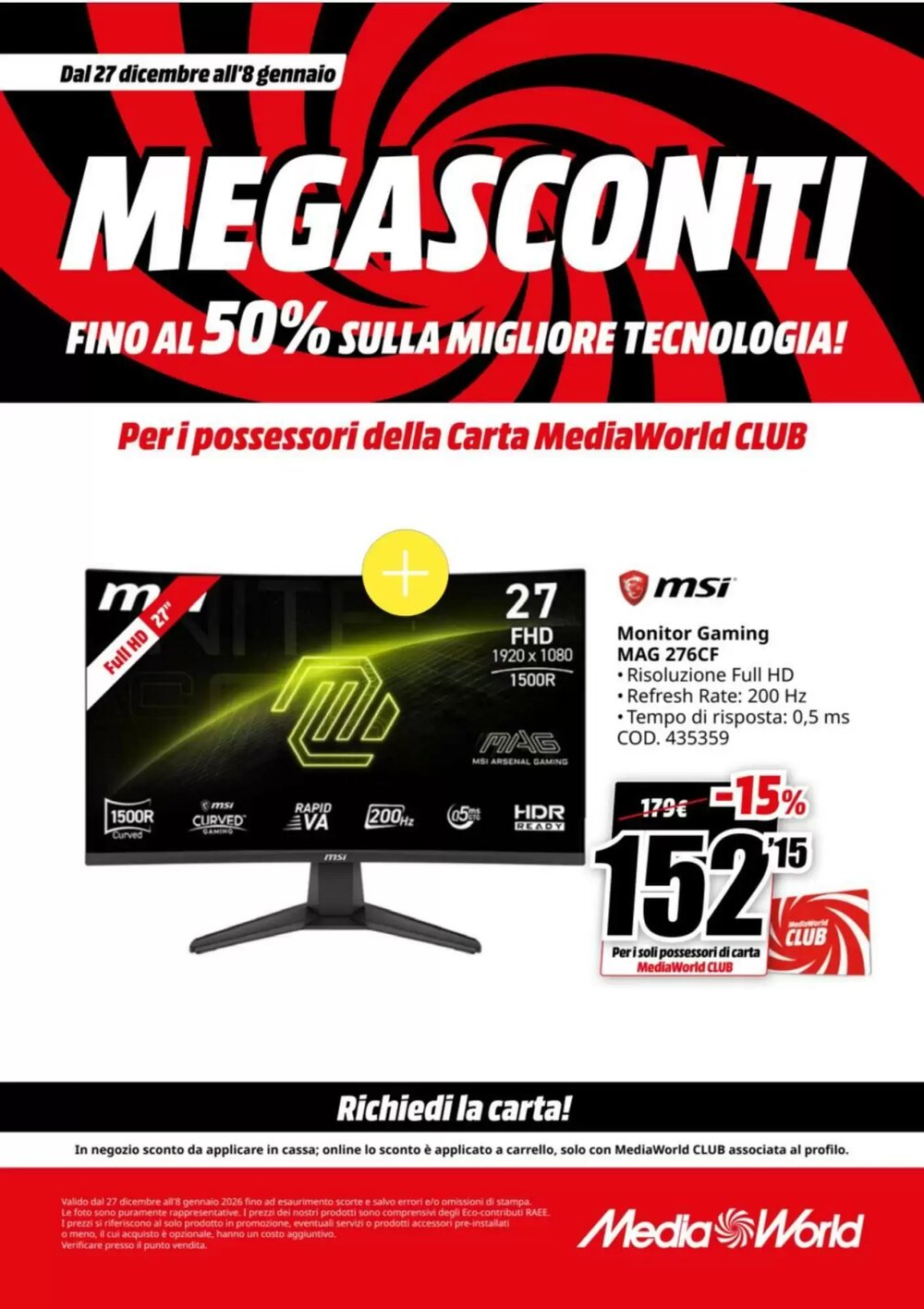 Volantino promozionale MediaWorld  valide dal 27/12/2025 - Pagina 23.