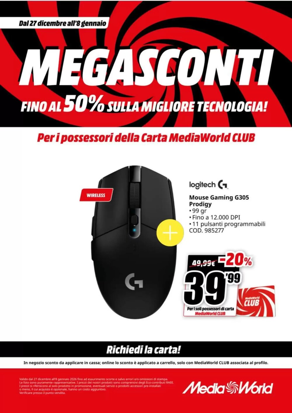 Volantino promozionale MediaWorld  valide dal 27/12/2025 - Pagina 25.