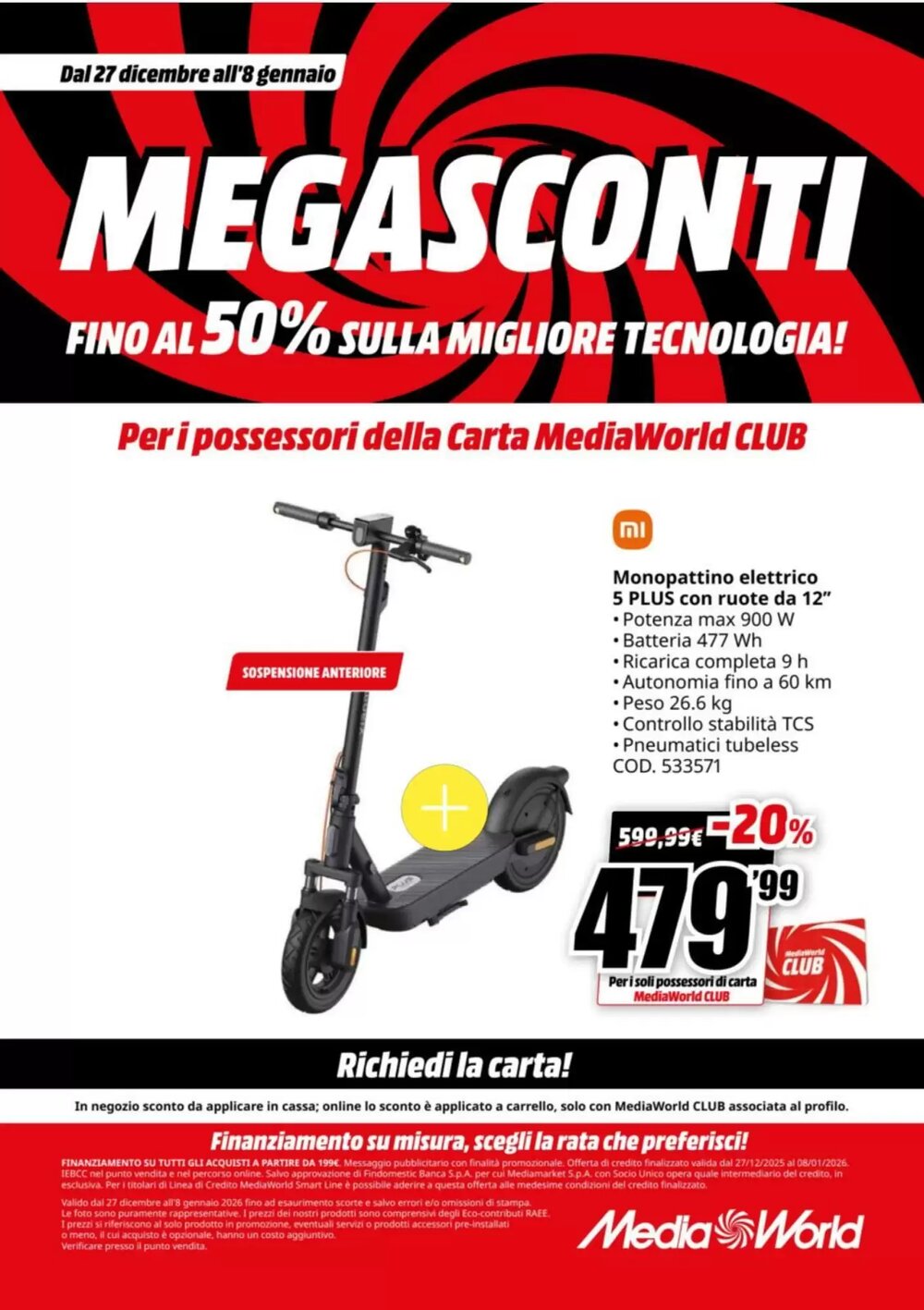 Volantino promozionale MediaWorld  valide dal 27/12/2025 - Pagina 27.
