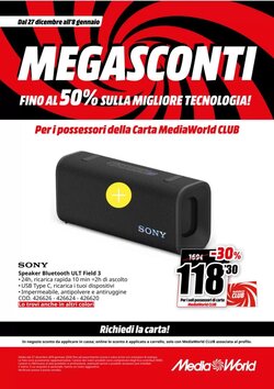 Volantino promozionale MediaWorld  valide dal 27/12/2025 - Pagina 29.