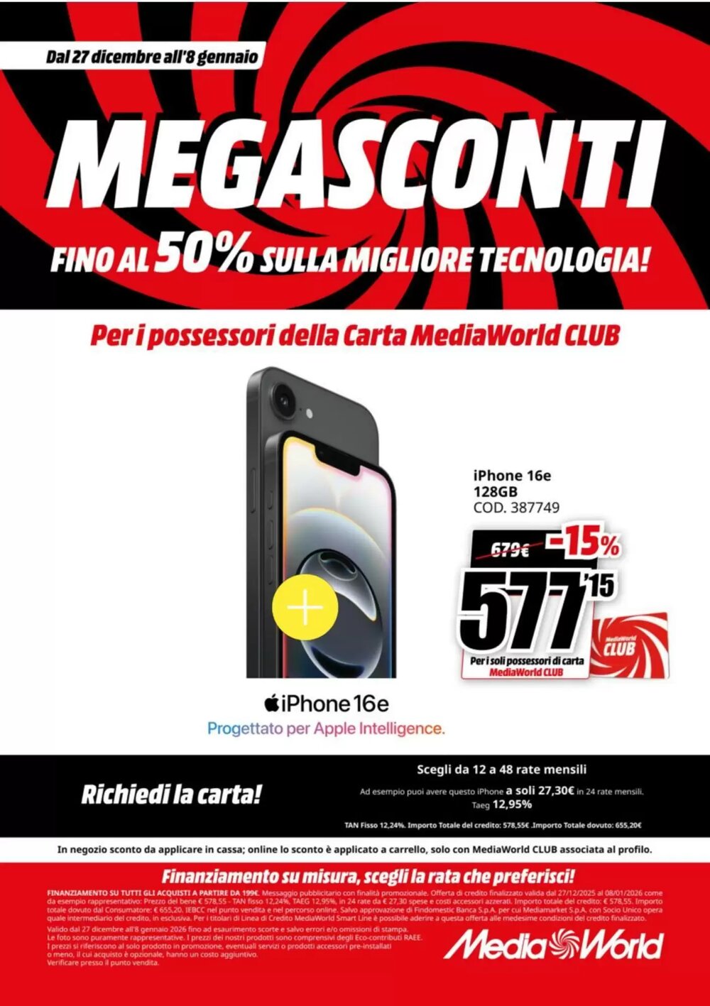 Volantino promozionale MediaWorld  valide dal 27/12/2025 - Pagina 3.
