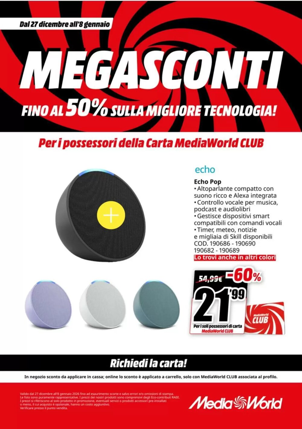 Volantino promozionale MediaWorld  valide dal 27/12/2025 - Pagina 31.