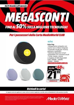 Volantino promozionale MediaWorld  valide dal 27/12/2025 - Pagina 31.