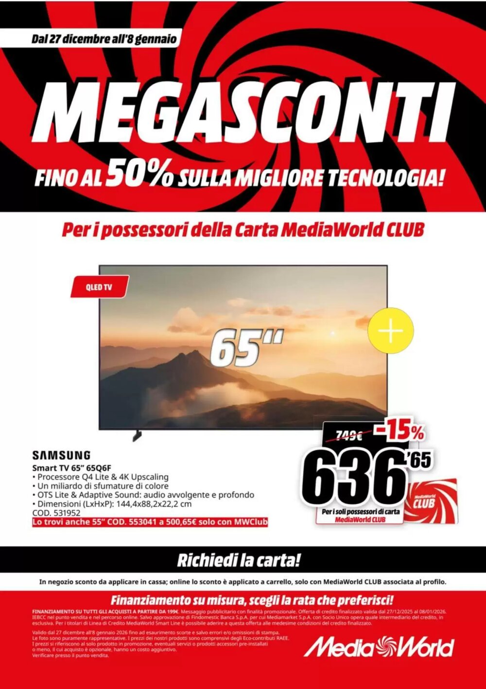 Volantino promozionale MediaWorld  valide dal 27/12/2025 - Pagina 35.