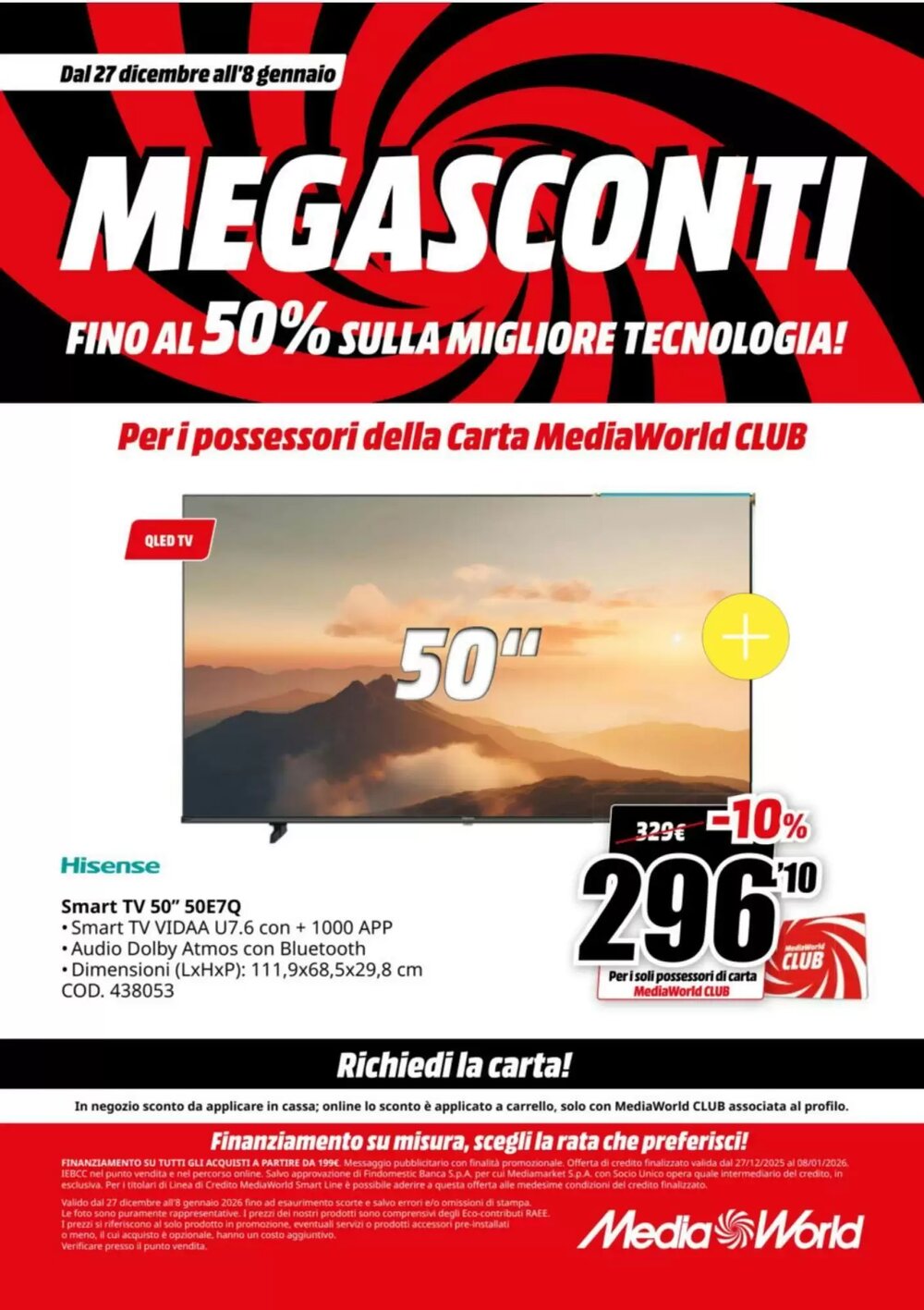 Volantino promozionale MediaWorld  valide dal 27/12/2025 - Pagina 38.