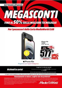 Volantino promozionale MediaWorld  valide dal 27/12/2025 - Pagina 3.