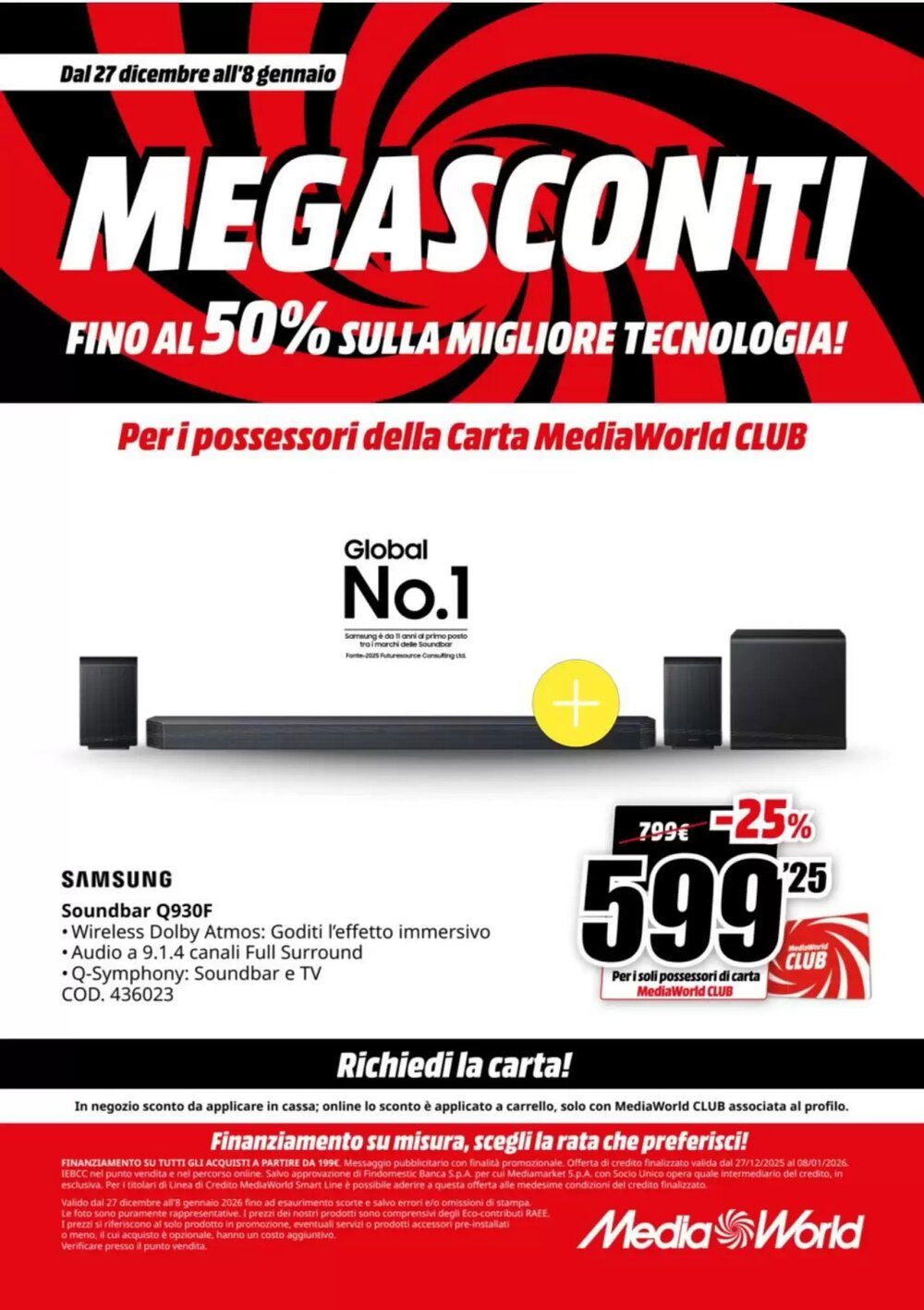 Volantino promozionale MediaWorld  valide dal 27/12/2025 - Pagina 40.