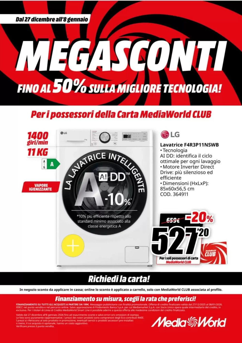 Volantino promozionale MediaWorld  valide dal 27/12/2025 - Pagina 46.