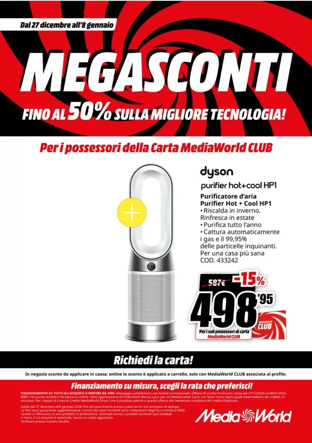 Volantino promozionale MediaWorld  valide dal 27/12/2025 - Pagina 50.