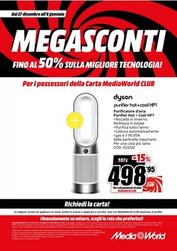 Volantino promozionale MediaWorld  valide dal 27/12/2025 - Pagina 50.