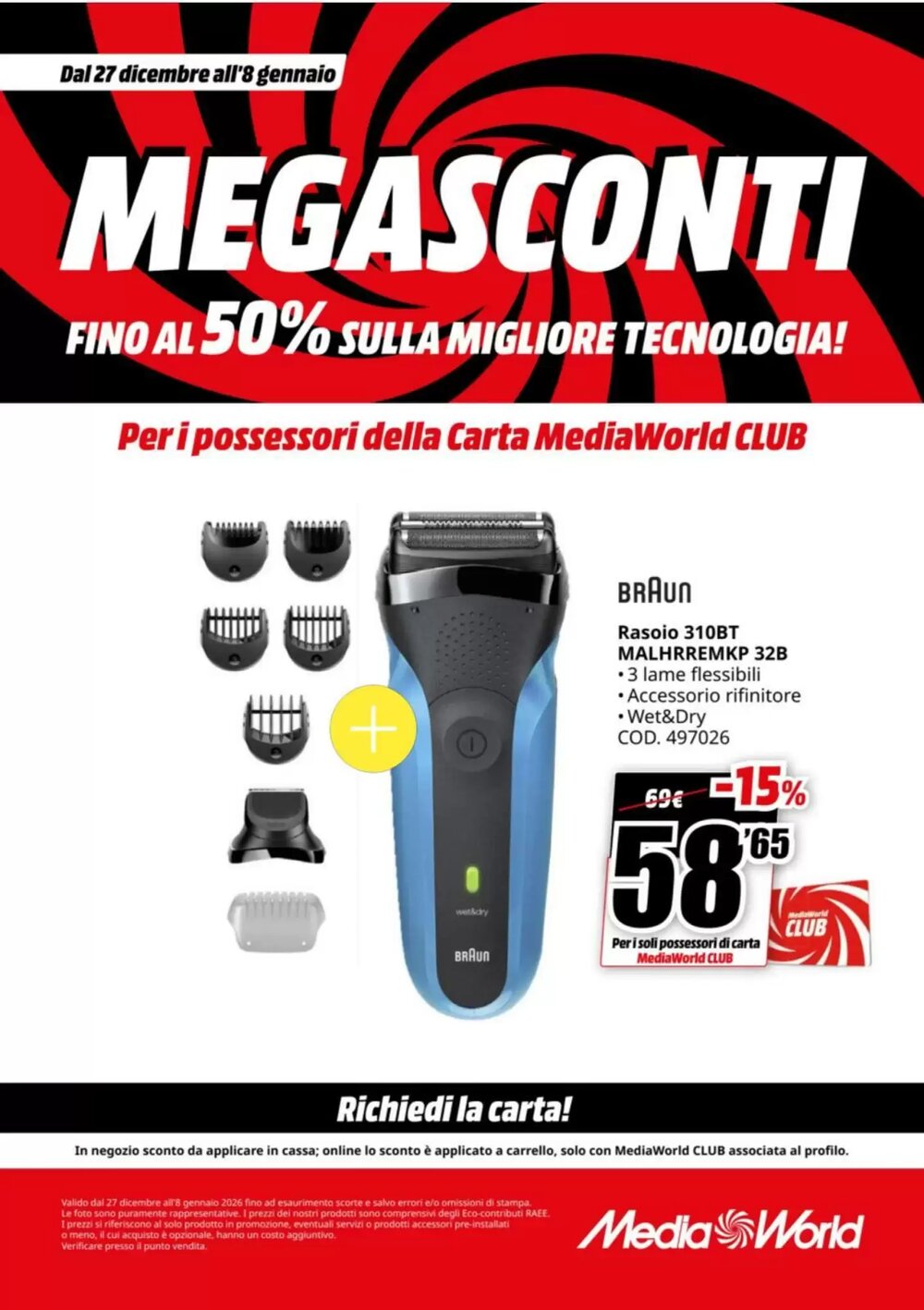 Volantino promozionale MediaWorld  valide dal 27/12/2025 - Pagina 60.