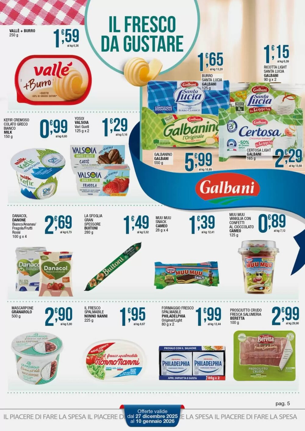 Volantino promozionale Sidis  valide dal 27/12/2025 - Pagina 5.