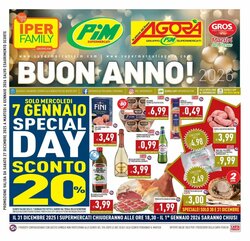 Volantino promozionale Supermercati Agorà  valide dal 27/12/2025