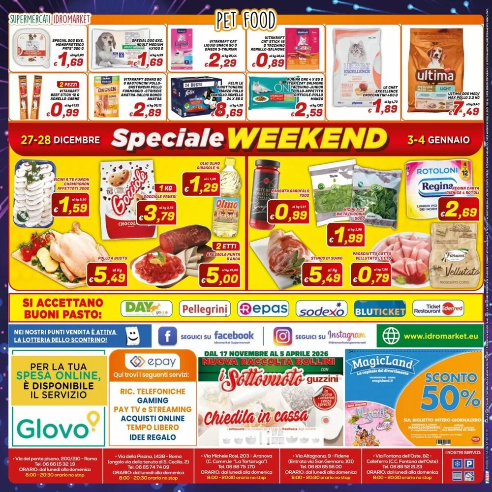 Volantino promozionale Idromarket  valide dal 27/12/2025 - Pagina 20.