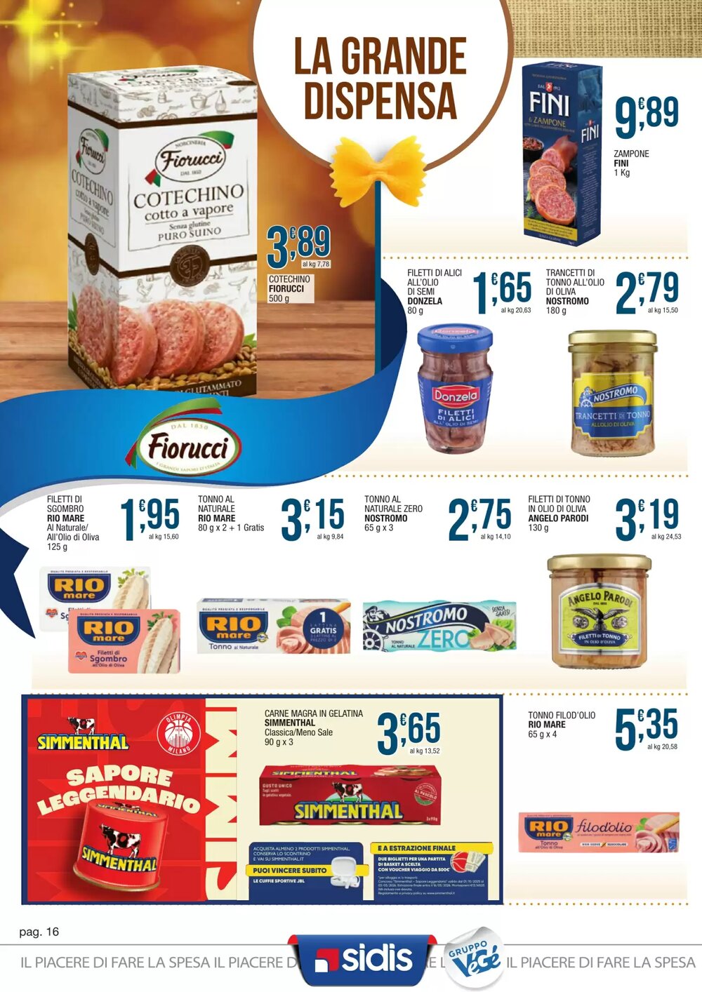 Volantino promozionale Sidis  valide dal 27/12/2025 - Pagina 16.