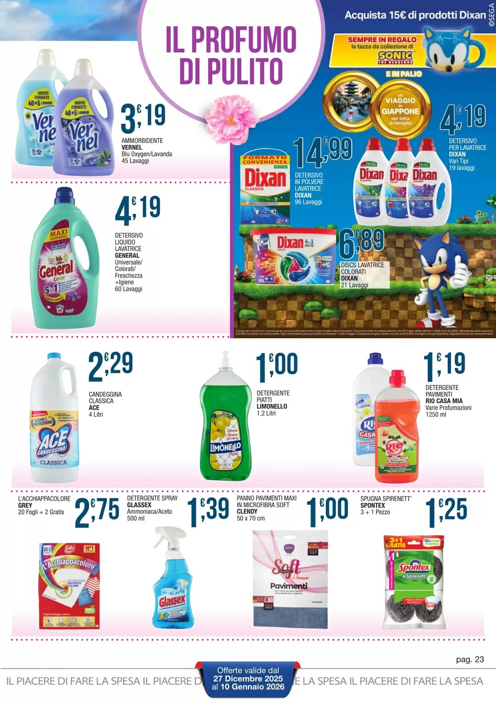 Volantino promozionale Sidis  valide dal 27/12/2025 - Pagina 23.