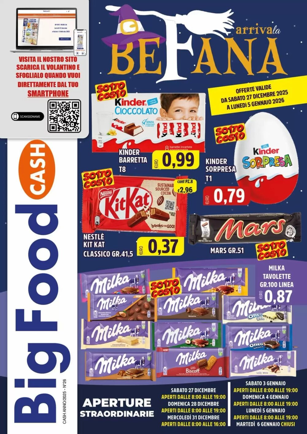Volantino promozionale Big Food  valide dal 27/12/2025 - Pagina 1.