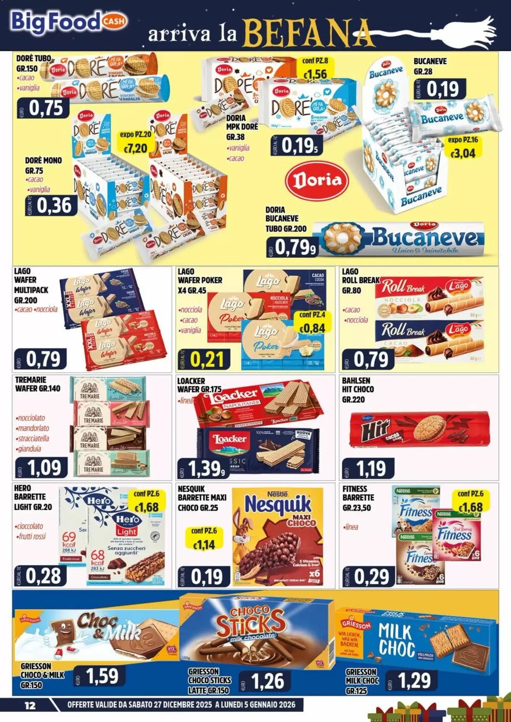 Volantino promozionale Big Food  valide dal 27/12/2025 - Pagina 12.